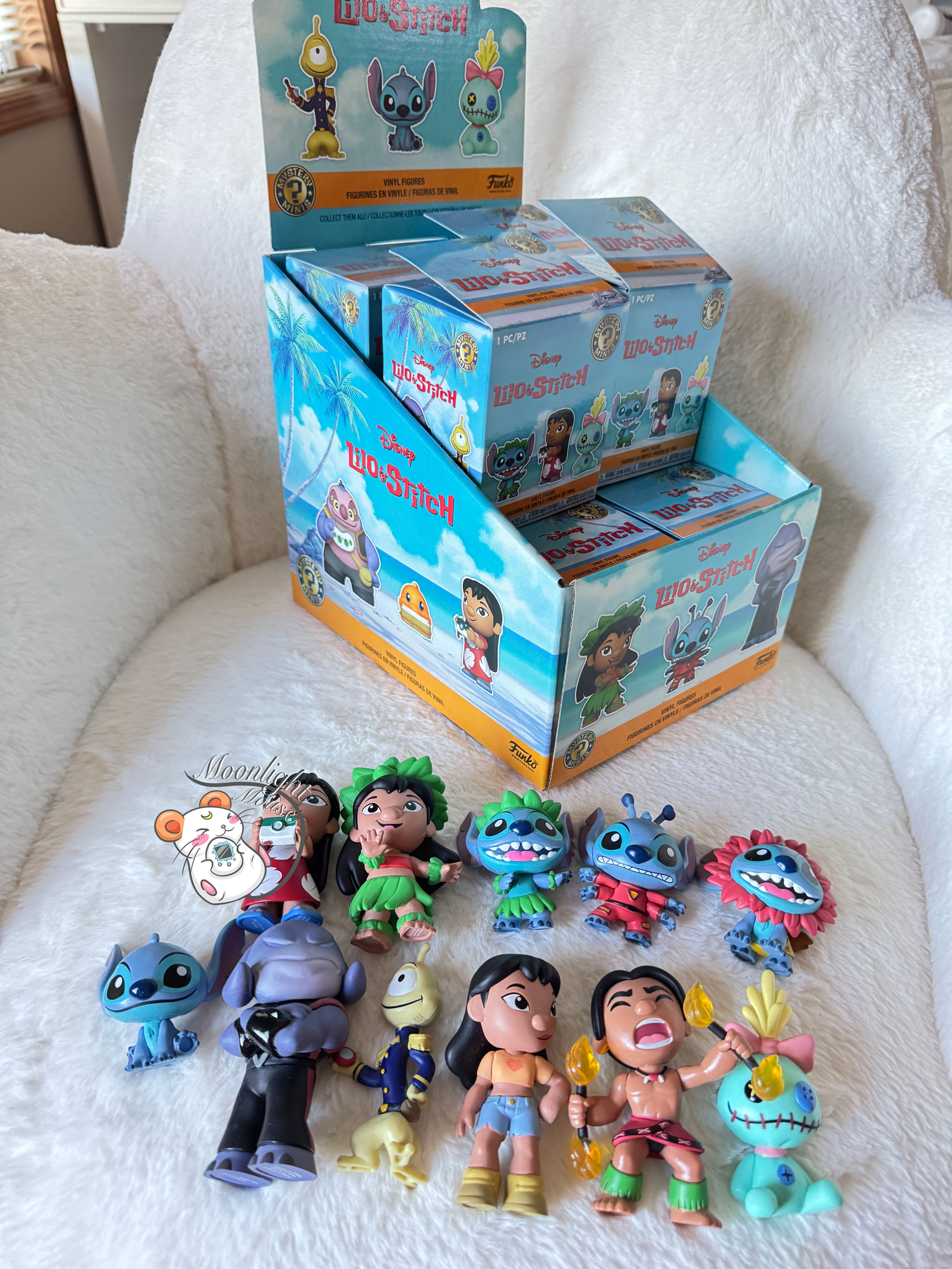 Funko Pop Lilo and Stitch Mystery Minis With Box Lot of 11