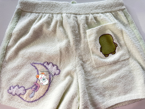 Tamagotchi Snidel Home Kutchipatchi Pullover & Shorts Pajamas