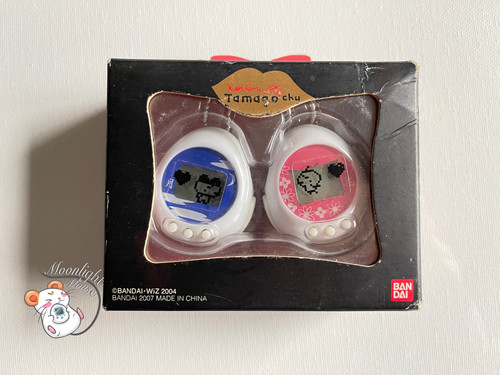 Tamagotchi Tamagochu Blue Moon and Pink Flower Blossom Bandai