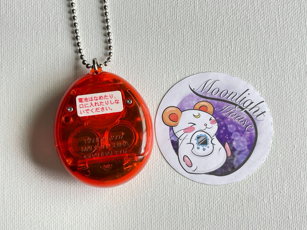 Thumbnail: RESERVED: Tamagotchi Original Ocean Umino Transparent Red Bandai Japan 1997