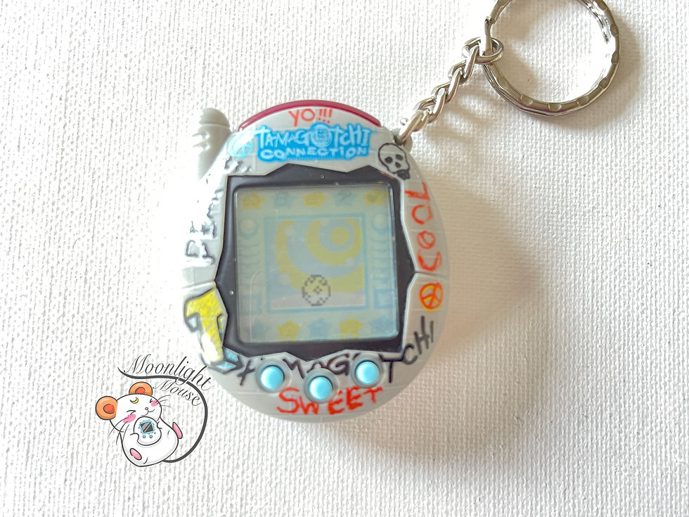 Thumbnail: Tamagotchi Connection v3 English Grey Graffiti 2005