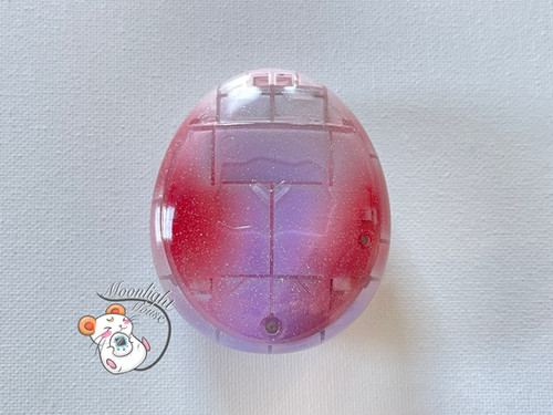 CUSTOM: Tamagotchi ID L 15th Anniversary Glitter Pink White Shell