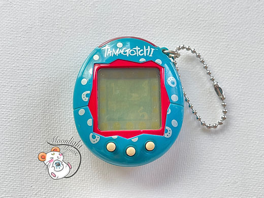 Tamagotchi Connection v1 Blue Bubbles Dot 2005 | Moonlight Mouse