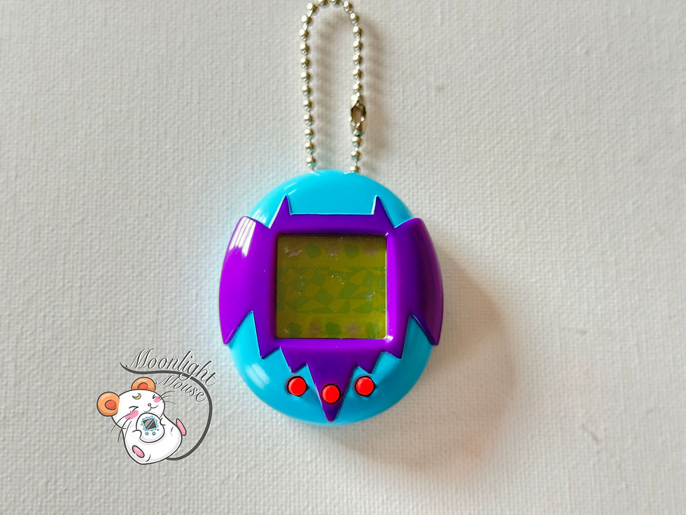Thumbnail: My Baby Bat Purple Blue Virtual Pet Tamagotchi 1997