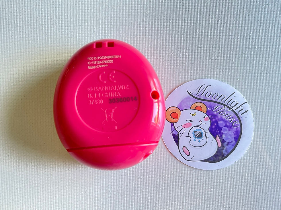 Thumbnail: RESERVED: Tamagotchi Friends Dream Town English Black Pink Colorful Dots 2014