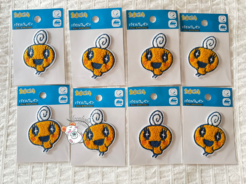 Thumbnail: Tamagotchi Stationary Washi Tape Stickers Fuzzy Patches Characters Daiso