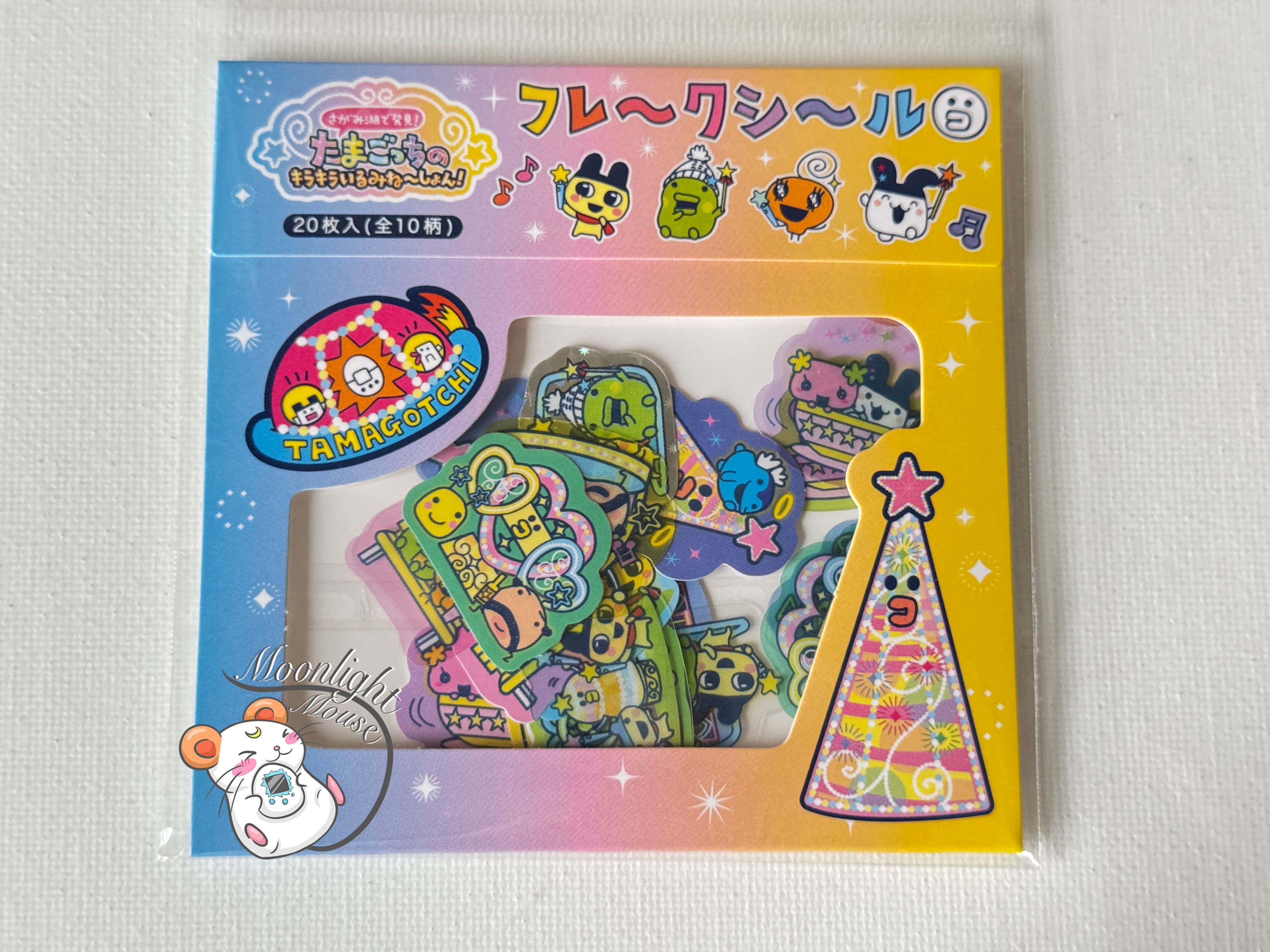 Tamagotchi Sagamiko Illumillion Characters Sticker Flakes Bandai Japan 2026
