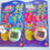 Thumbnail: Tamagotchi Original Osutchi Mesutchi Green Orange Stars Pair 1997