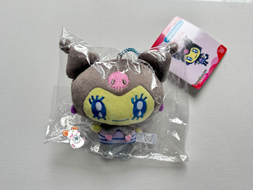 Tamagotchi Uni Sanrio Kuromi Melodytchi Plush Keychain Bag Charm