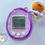 Thumbnail: Tamagotchi Tama Go Tama Town Purple w/ Memetchi Bandai 2009