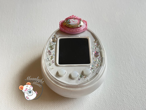 Tamagotchi P's English White + Baby Pierce Bandai Japan 2012