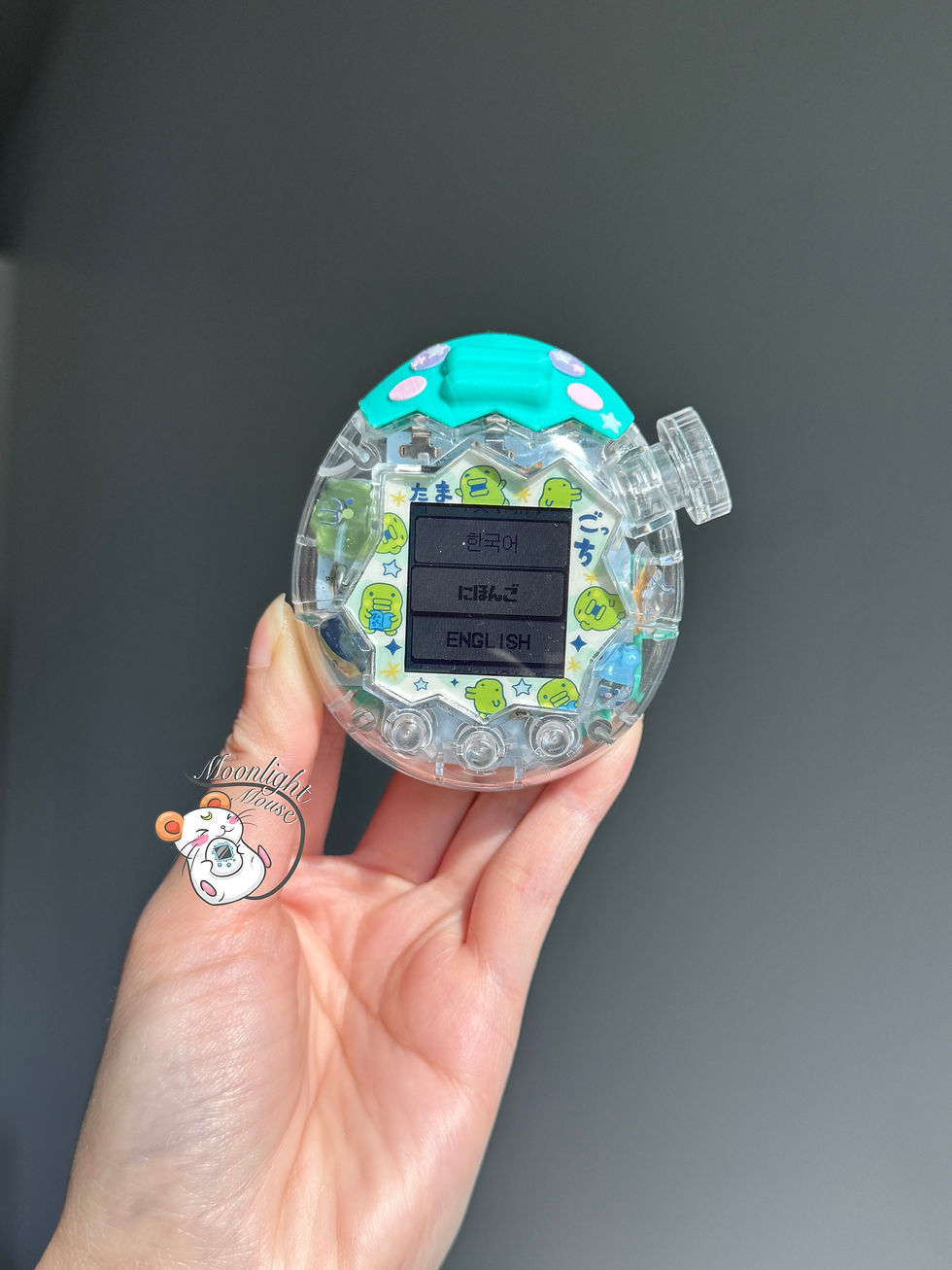 Thumbnail: CUSTOM: Tamagotchi Paradise Kutchipatchi 3D Print Top Cover Transparent Shell