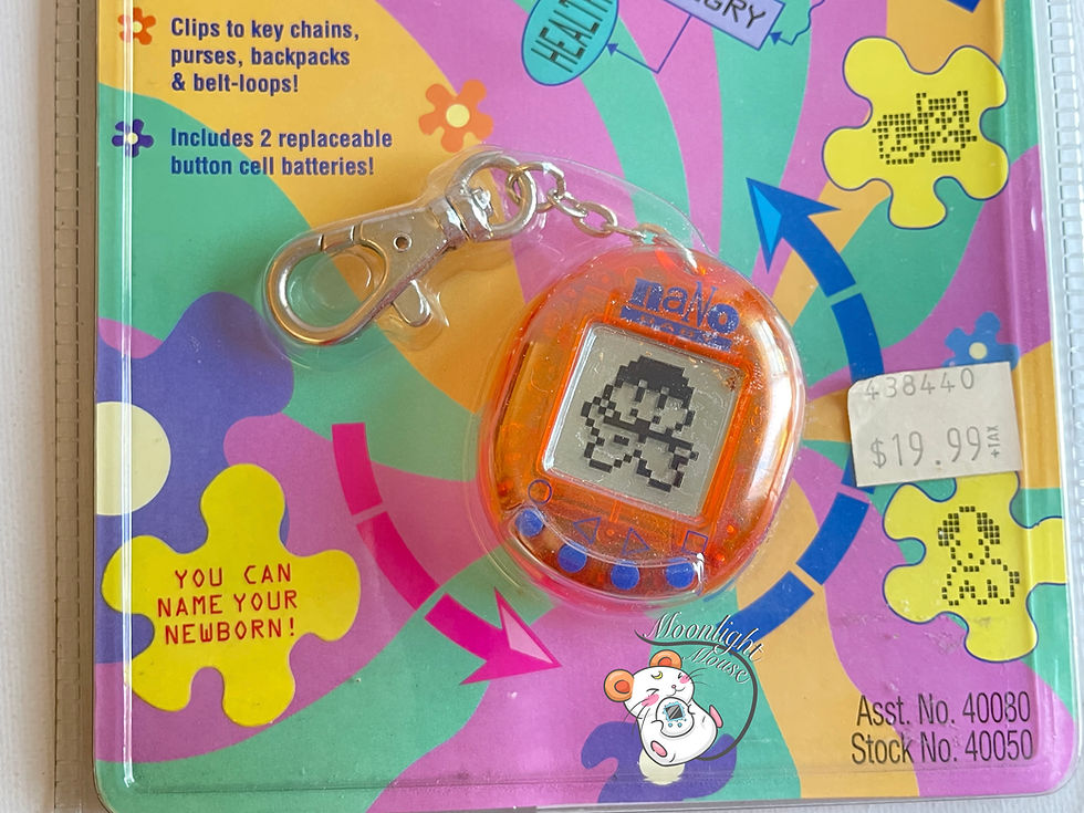 Thumbnail: Nano Baby Orange Playmates Tamagotchi Virtual Giga Pet 1997