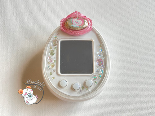 Tamagotchi P's English White + Baby Pierce Bandai Japan 2012