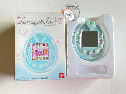 Tamagotchi P's Blue English Bandai Japan 2012 | Moonlight Mouse