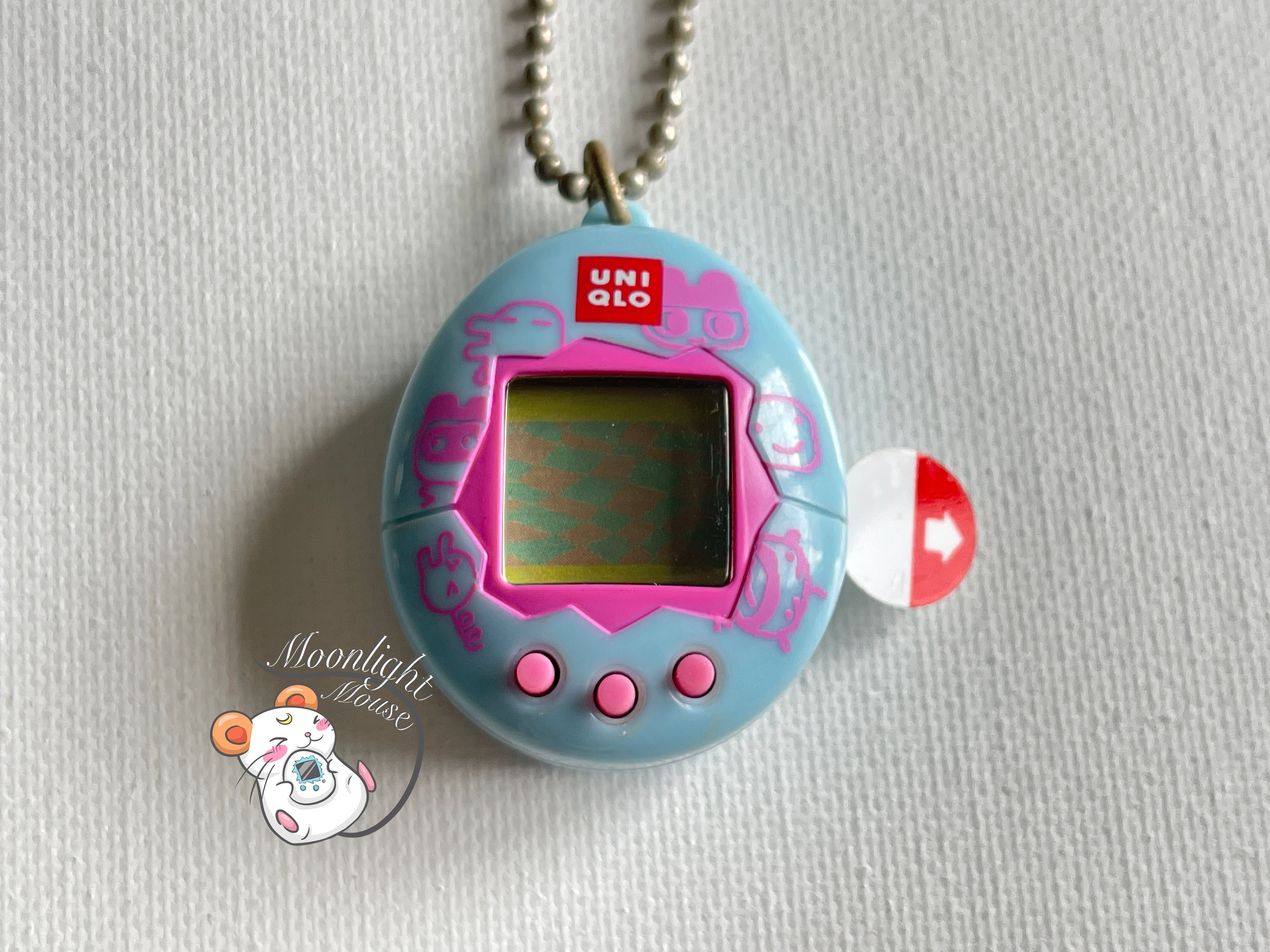 Tamagotchi Original Chibi Uniqlo Blue Characters Bandai Japan 2005