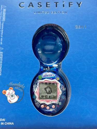 Tamagotchi x Casetify Original Gen 1 P1 Transparent Blue