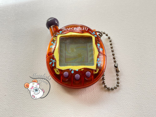 Tamagotchi Connection v4 English Transparent Orange Leaves & Jacks