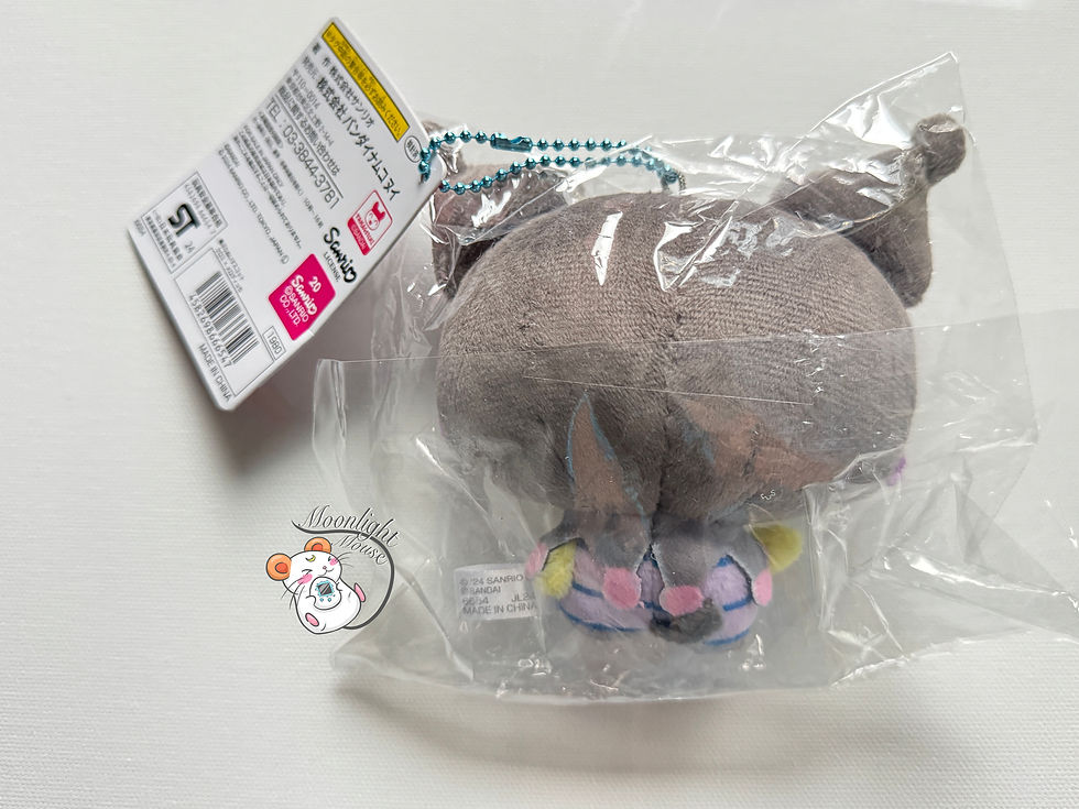 Thumbnail: Tamagotchi Uni Sanrio Kuromi Melodytchi Plush Keychain Bag Charm Bandai 2024