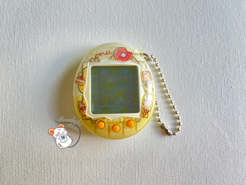 RESERVED CUSTOM: Tamagotchi V3 English Blue Bear & Yellow