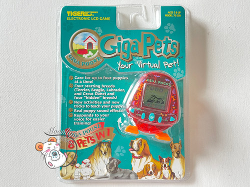 Giga Pets Pound 8in1 Puppy Dog Tiger Virtual Pet Tamagotchi
