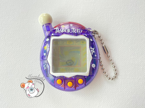 Tamagotchi Connection v4 English Transparent Purple Snowflake