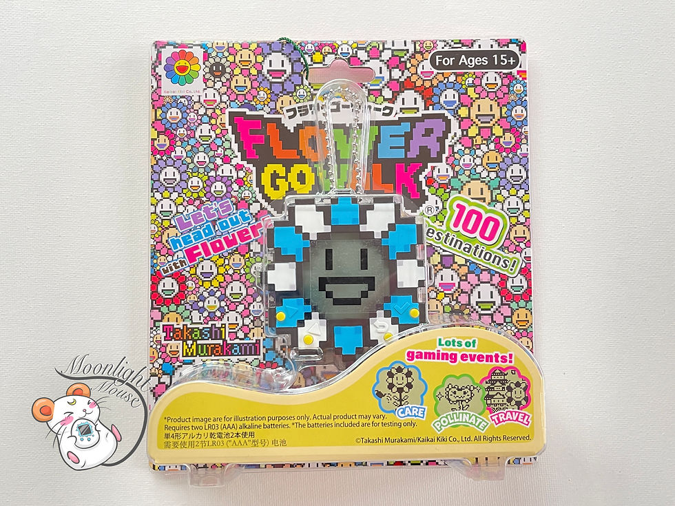 Takashi Murakami Flower Go Walk Blue White Tamagotchi 2022