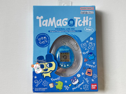 Tamagotchi Original Color Collection Gen 1 P1 Transparent Blue