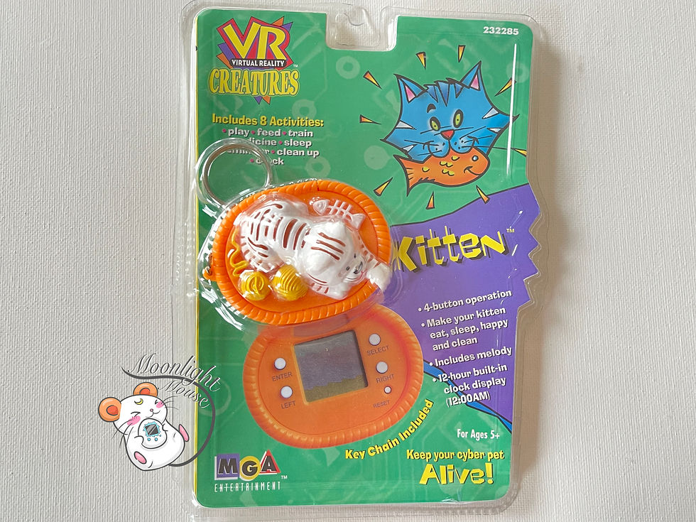 Thumbnail: Lot MGA Puppy Kitty Bunny Basket English VR Creatures Virtual Pet Tamagotchi