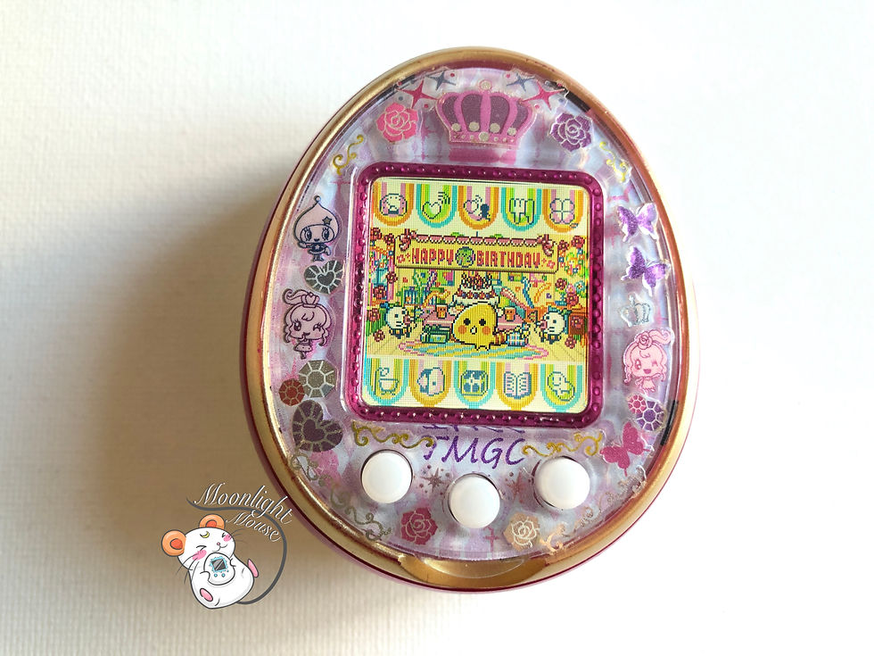 Thumbnail: Tamagotchi 4U Pink English Menu Bandai Japan 2014