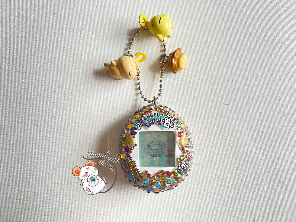 Thumbnail: Tamagotchi Original Angel Angelgotchi Charms Kuriten Pie 1997 Bandai