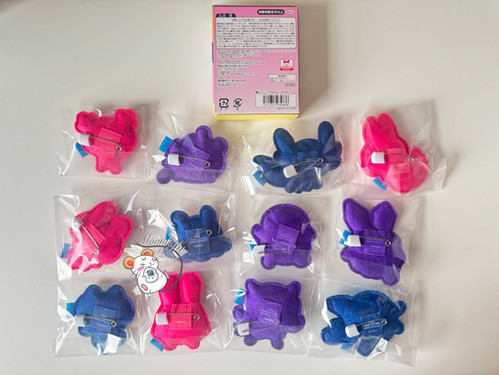 Tamagotchi Paradise Nui Plush Patch Pin Collection Bandai Japan
