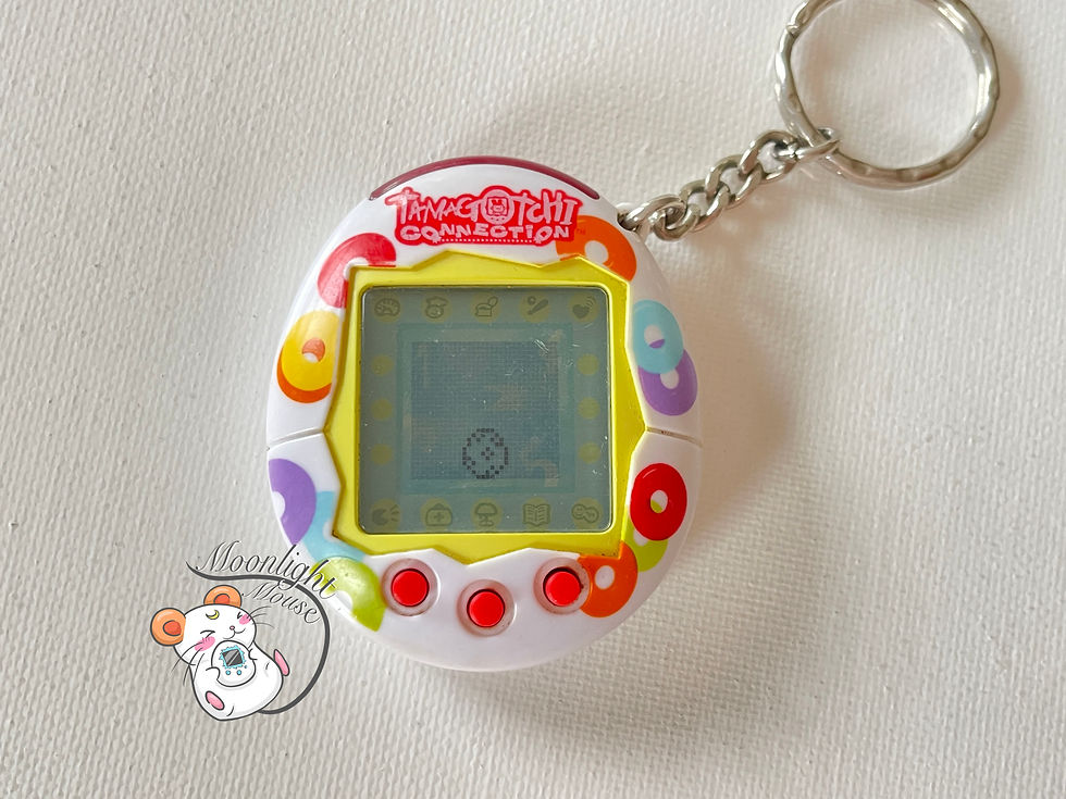 Thumbnail: Tamagotchi Connection v2 English White Colorful Donuts 2005