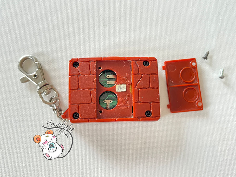 Thumbnail: Vintage Digimon Original Brown Brick Virtual Pet Bandai 1997