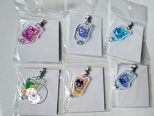 Tamagotchi Factory Bandai Japan Exclusive Acrylic Character Charms