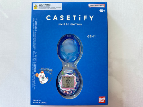 Tamagotchi x Casetify Original Gen 1 P1 Transparent Blue