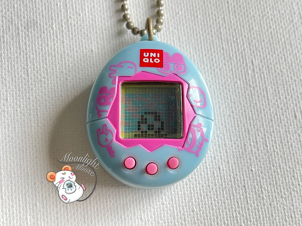 Thumbnail: Tamagotchi Original Chibi Uniqlo Blue Characters Bandai Japan 2005