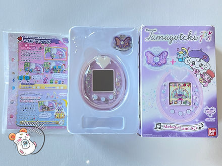 Tamagotchi P's English Melody Land Pink Purple Bandai Japan 2012
