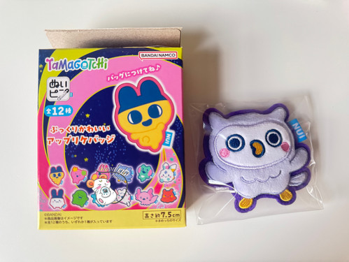 Tamagotchi Paradise Nui Plush Patch Pin Collection Bandai Japan
