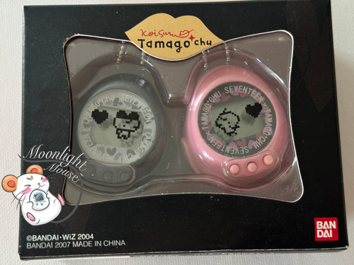 Tamagotchi Tamagochu Seventeen Pink Black Bandai Japan 2004