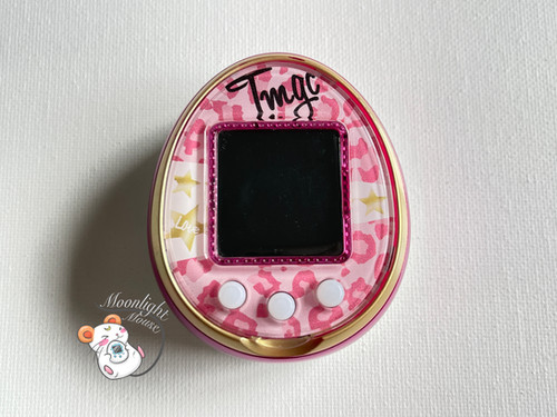 Tamagotchi 4U Pink Leopard English Menu Bandai Japan 2014