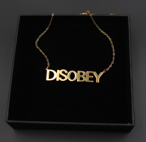 Disobey necklace