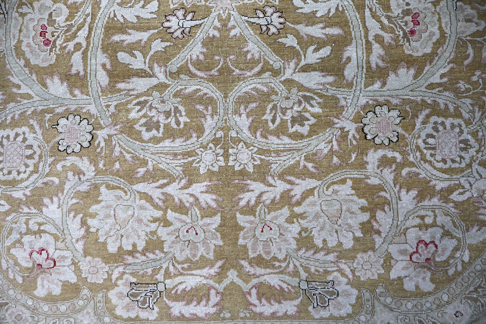 Thumbnail: French Sevanery Carpet -size lenght 306cm-9.3ft x width 265cm-8ft .