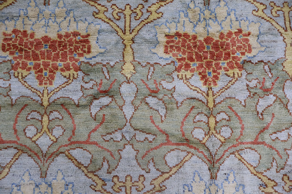 Thumbnail: Art and Craft Design carpet -Size 368cm-12ft x 314cm-10ft .