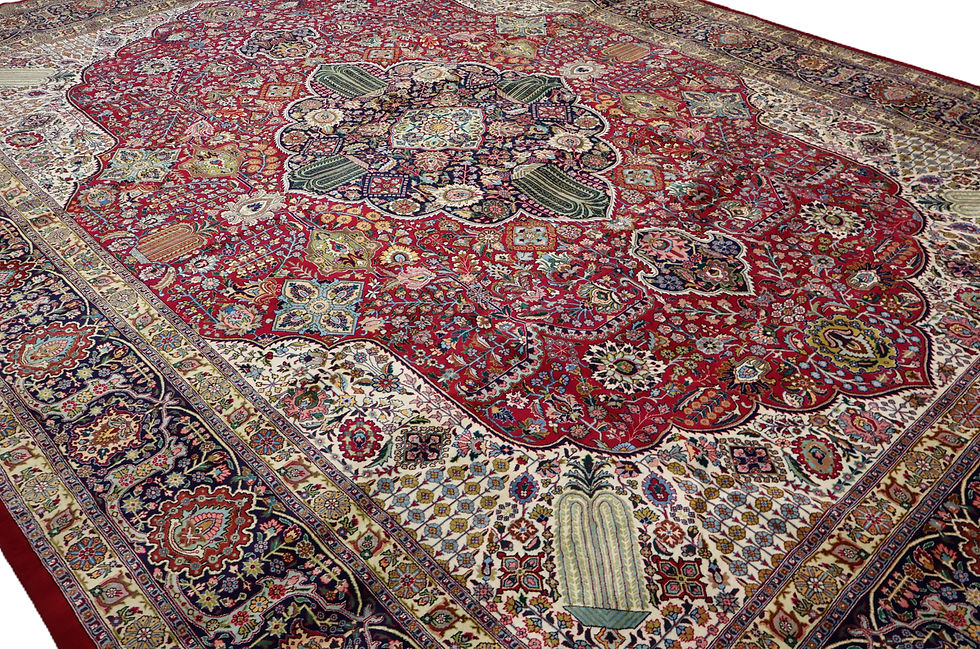 Thumbnail: Fine Persian Tabriz carpet
