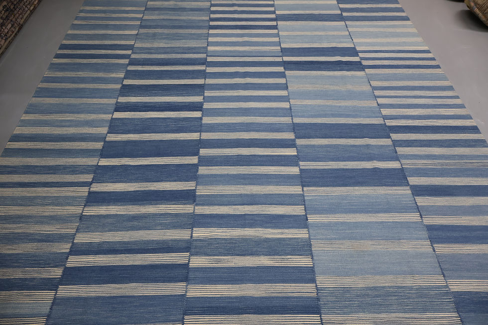 Thumbnail: Persian Mazandaran kilim size  401cm -13 ft x 309cm -10 ft.-