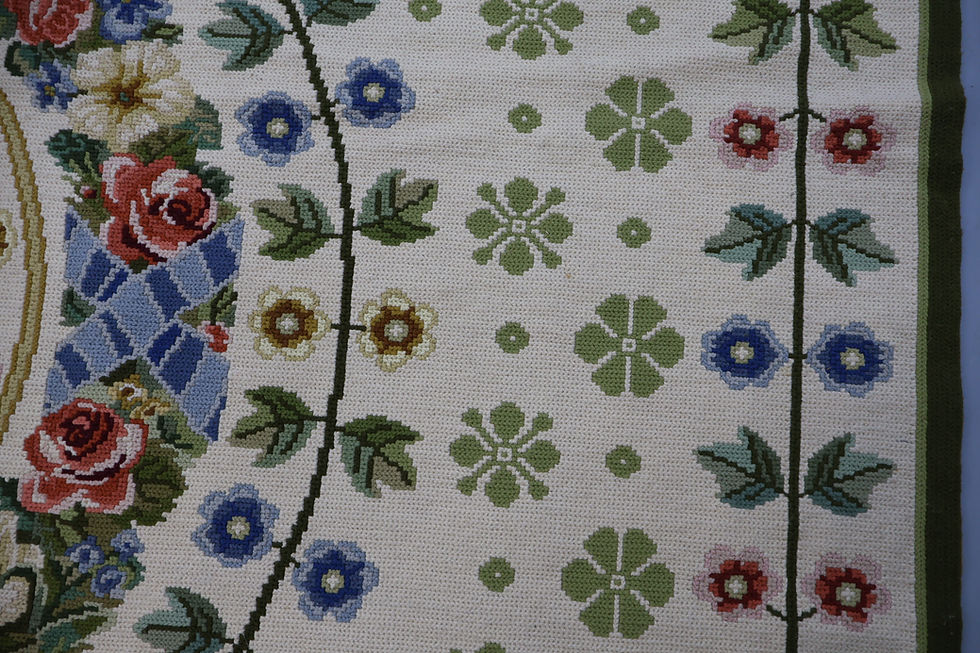 Thumbnail: Portuguese Needlepoint 377cm-12.3ft x width 291cm-9.5ft
