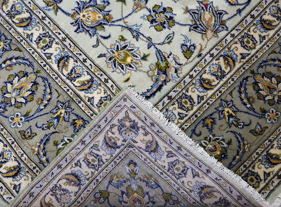 Thumbnail: Persian Kashan carpet -Size 403cm -13.2ft x 287cm -9.4ft