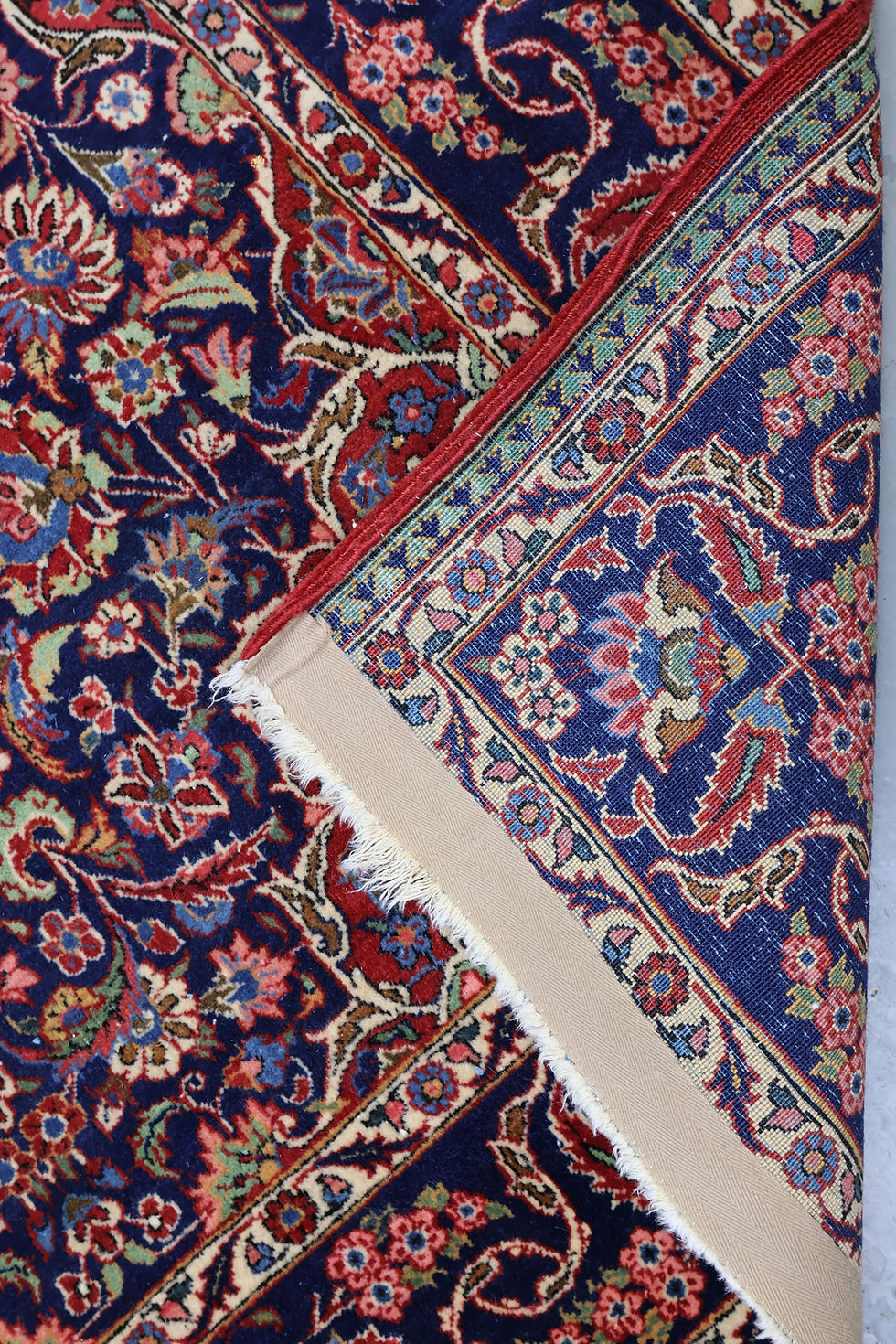 Thumbnail: Antique Persian Kashan rug