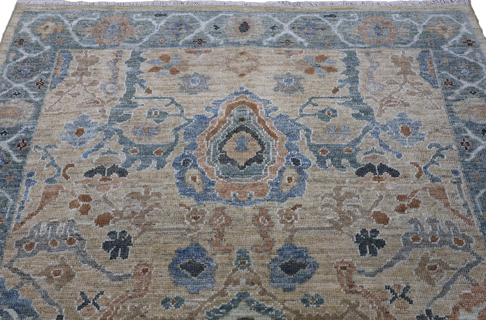 Thumbnail: Persian Sultanabad Rug- Size 223cm -7.3ft x width 160cm-5.2ft .